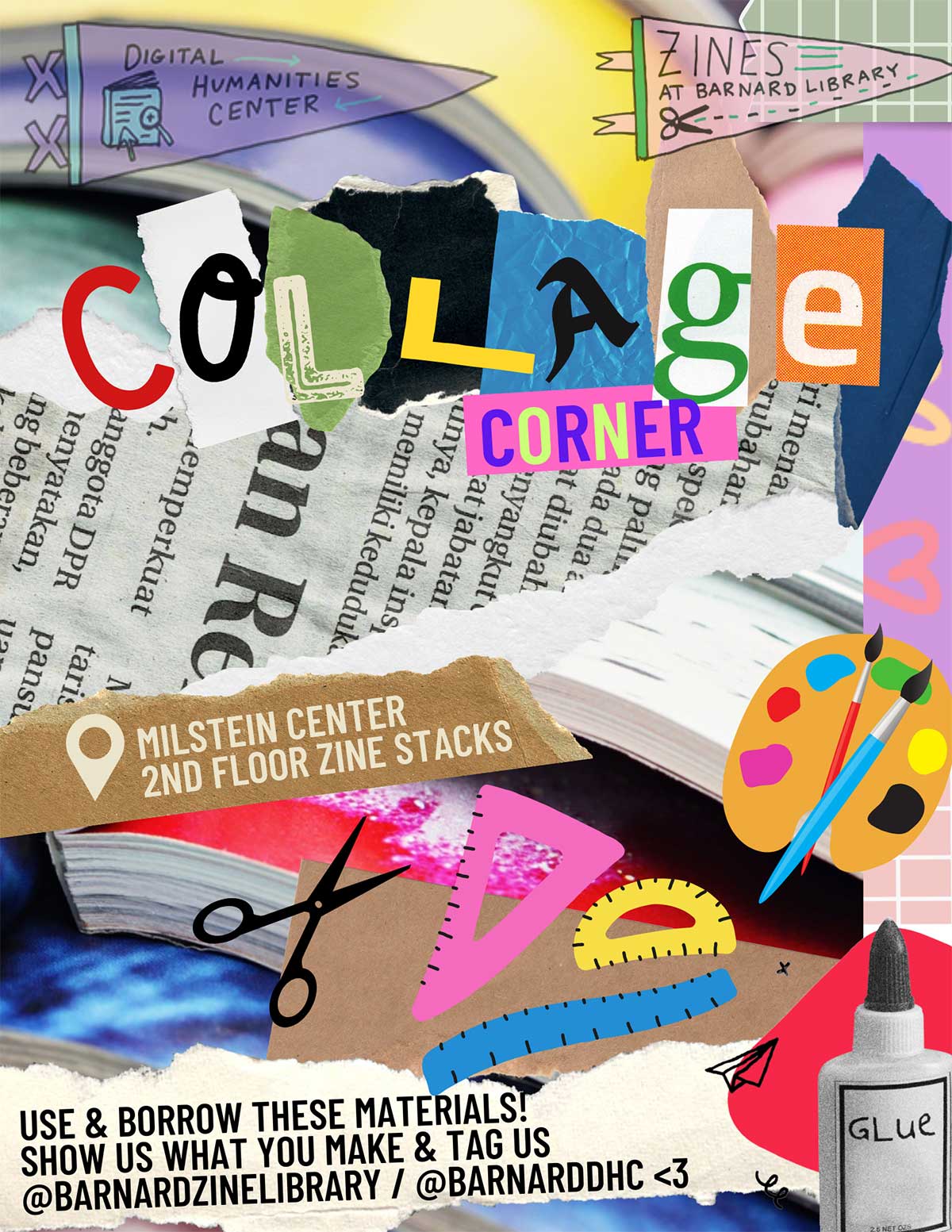 Introducing Collage Corner Barnard Digital Humanities Center
