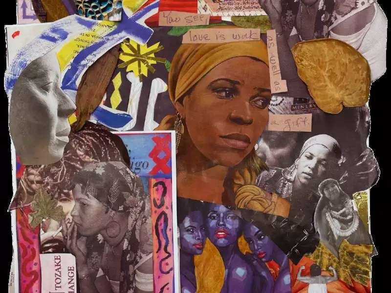 DHC Collaborative Collage depicting Ntozake Shange