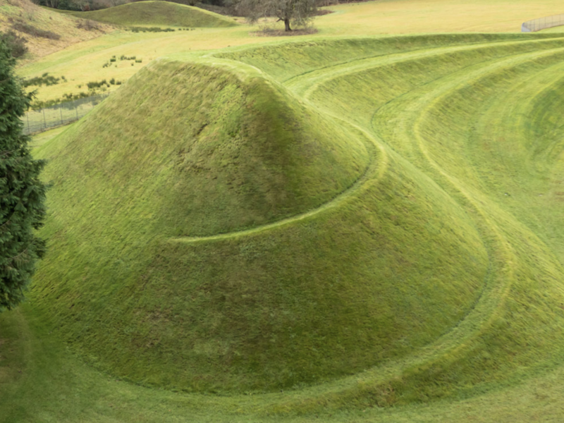 Picture of Garden of Cosmic Speculation, titled Hillside Contours